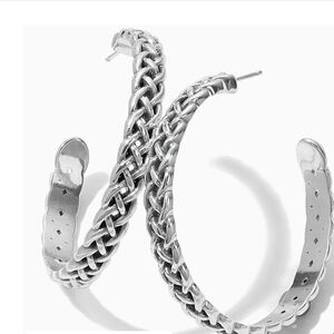 Elegant Silver Hoop Earrings